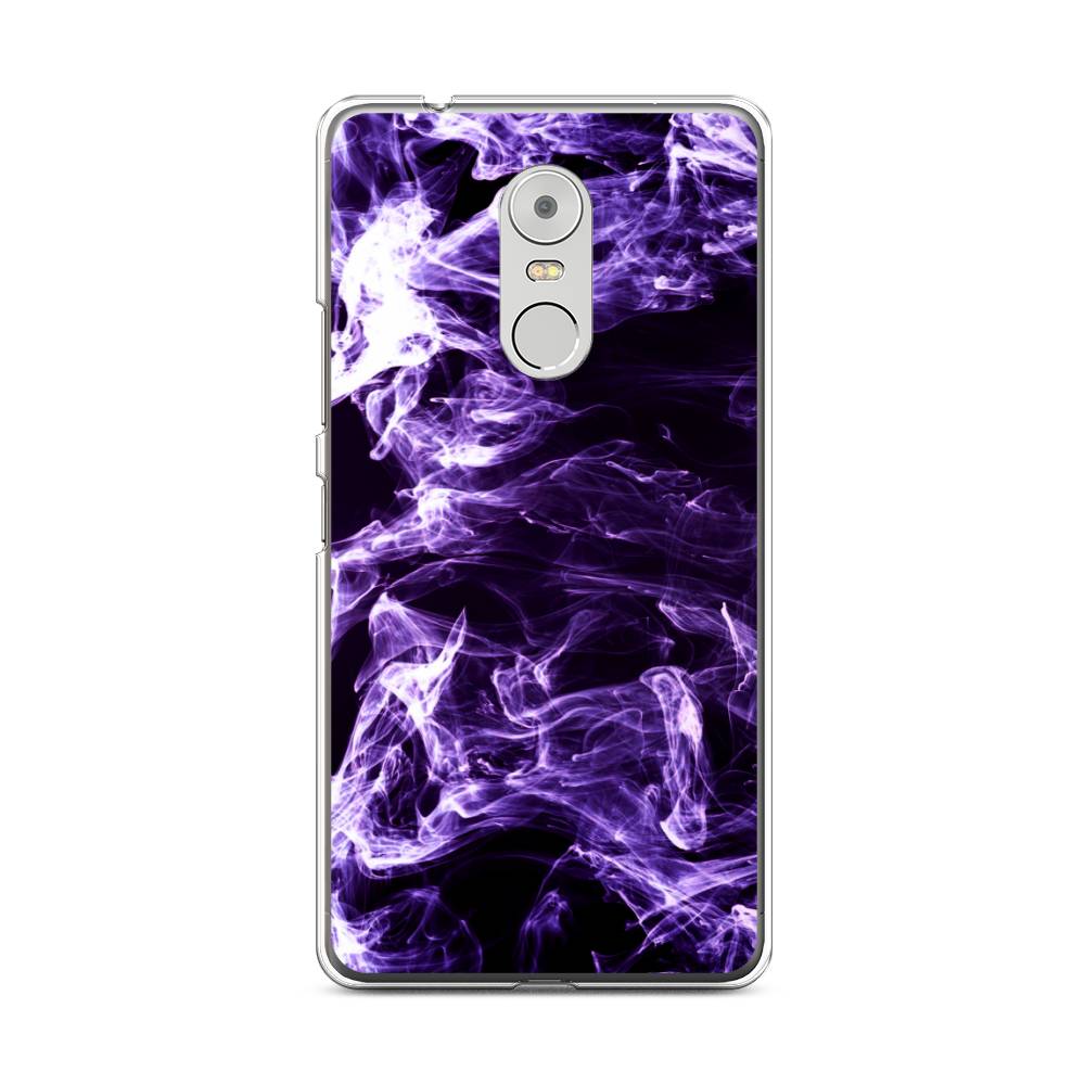 

Чехол на Lenovo K6 Note "Фиолетовый дым", Фиолетовый;белый;черный, 112250-3