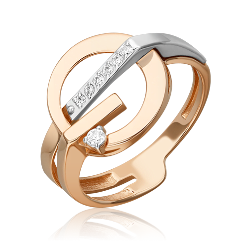

Кольцо из золота р. 18,5 PLATINA jewelry 01-5680-00-401-1111, фианит, 01-5680-00-401-1111