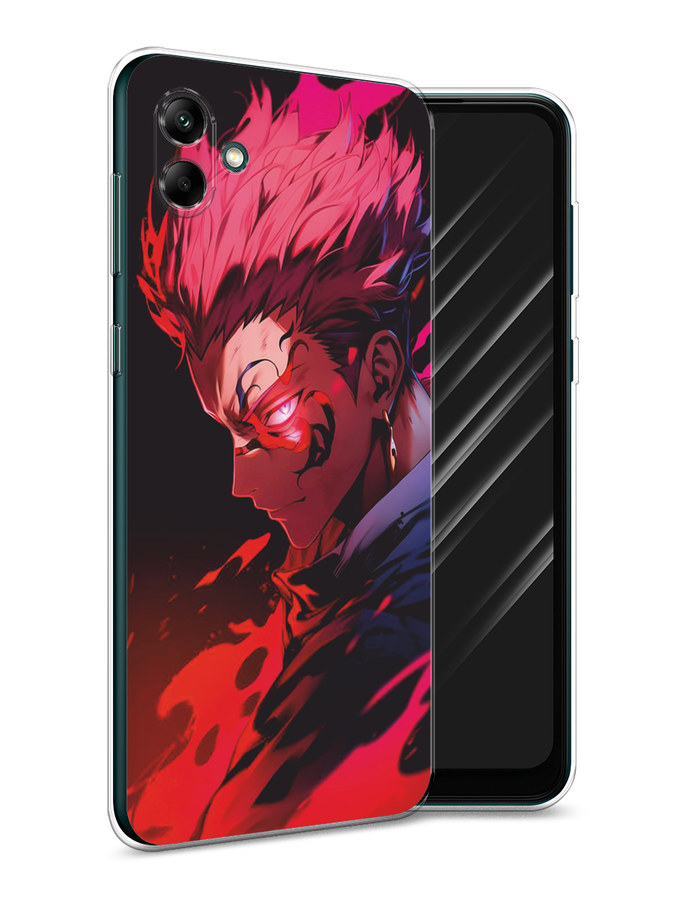 

Чехол Awog на Samsung Galaxy A04 "Взгляд Сукуны", Розовый;красный;черный, 2107050-1
