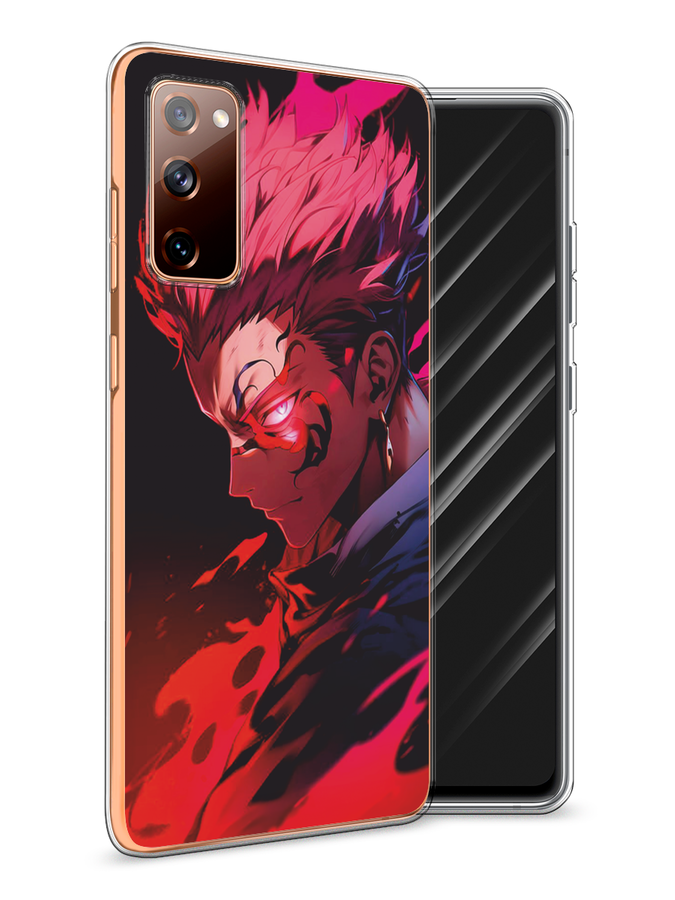 

Чехол Awog на Samsung Galaxy S20 FE "Взгляд Сукуны", Розовый;красный;черный, 2101350-1