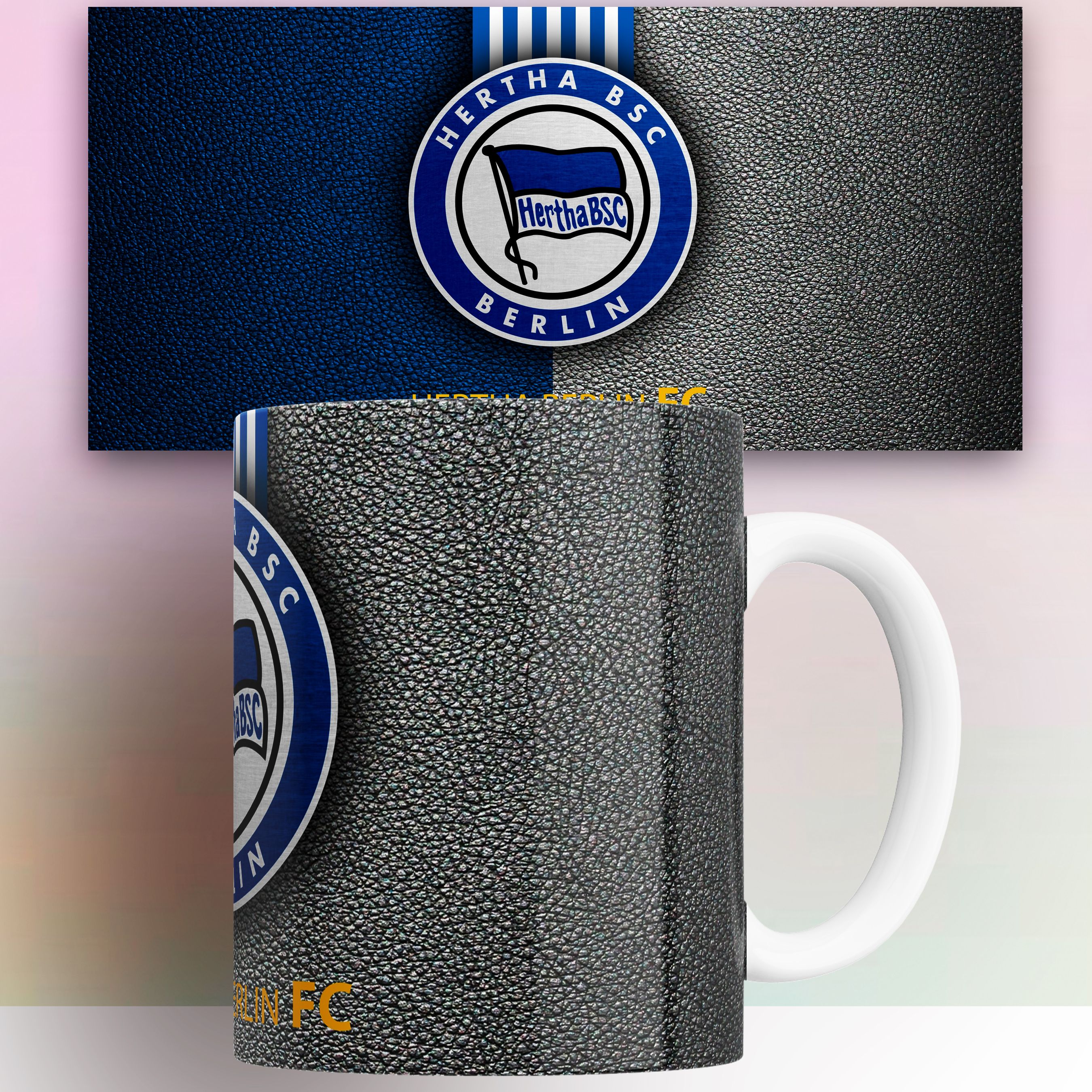 

Кружка КР178894, Кружка футбольный клуб Герта Hertha BSC Берлин 330 мл