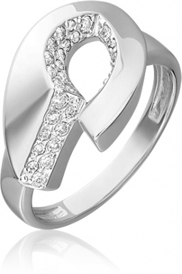 

Кольцо из серебра р. 18,5 PLATINA jewelry 01-5643-00-401-0200, фианит, 01-5643-00-401-0200