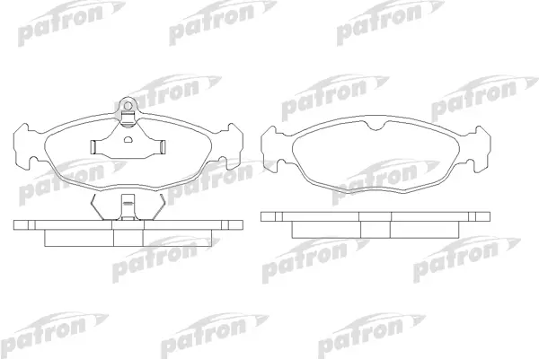 

Тормозные колодки PATRON дисковые PBP732