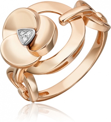 

Кольцо из золота р.  PLATINA jewelry 01-5609-00-101-1111, бриллиант, 01-5609-00-101-1111