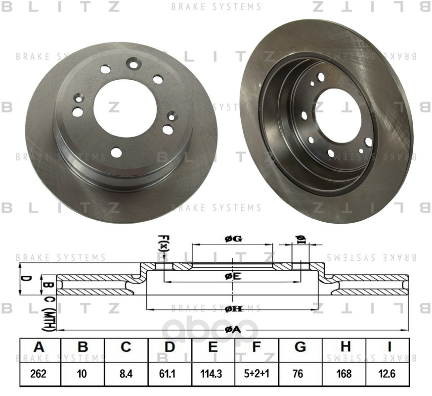 

Диск тормозной BS0288 BLITZ bs0288, Диск тормозной BS0288 BLITZ bs0288 BLITZ bs0288