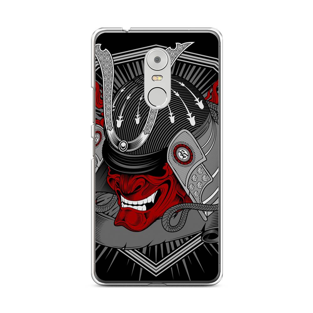 

Чехол на Lenovo K6 Note "Красная маска самурая", Белый;красный;черный, 112250-4