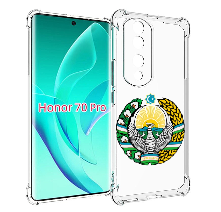 

Чехол MyPads герб-узбекистана для Honor 70 Pro / 70 Pro Plus, Прозрачный, Tocco