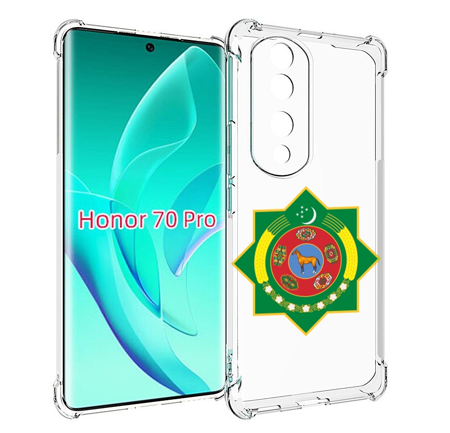 

Чехол MyPads герб-туркменистан для Honor 70 Pro / 70 Pro Plus, Прозрачный, Tocco