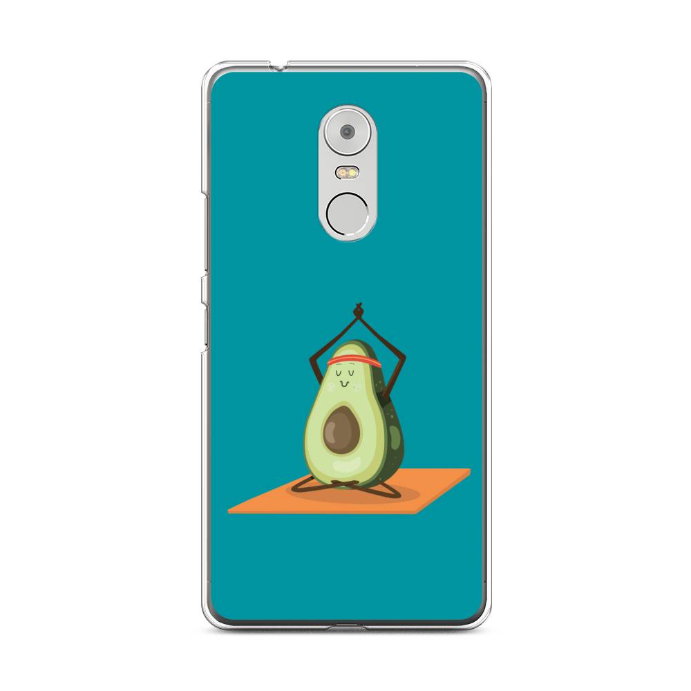 

Чехол на Lenovo K6 Note "Расслабься с авокадо", Голубой, 112250-6