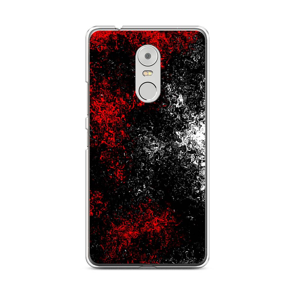 

Чехол на Lenovo K6 Note "Монотипия", Красный;черный;белый, 112250-3
