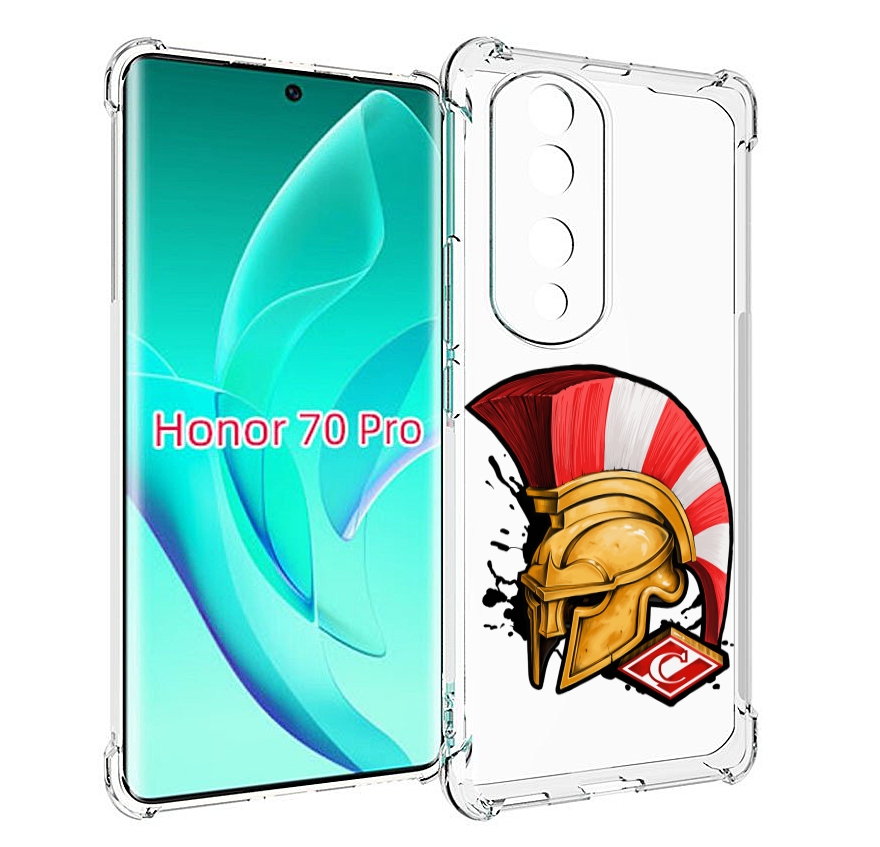 

Чехол MyPads ФК спартак шлем для Honor 70 Pro / 70 Pro Plus, Прозрачный, Tocco