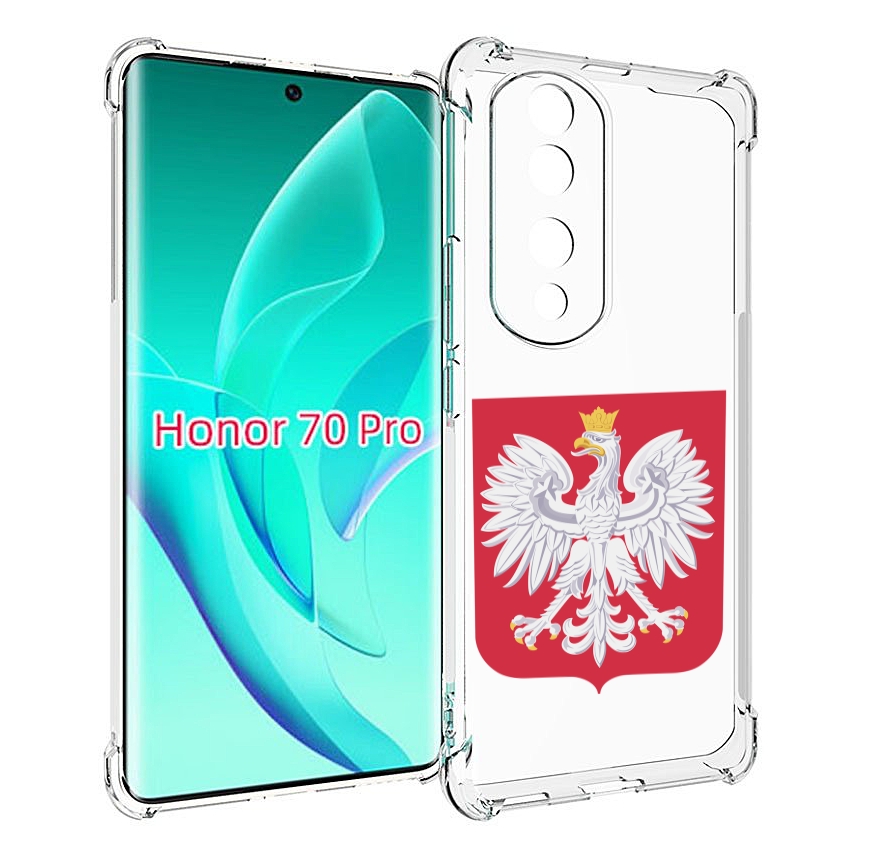 

Чехол MyPads герб-польши для Honor 70 Pro / 70 Pro Plus, Прозрачный, Tocco