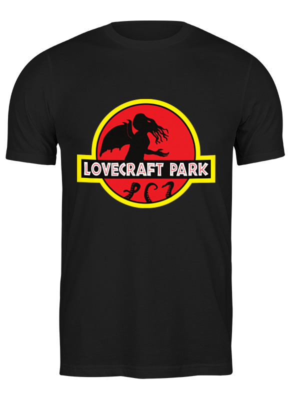 

Футболка мужская Printio Lovecraft park 2430418 черная 2XL, Lovecraft park 2430418