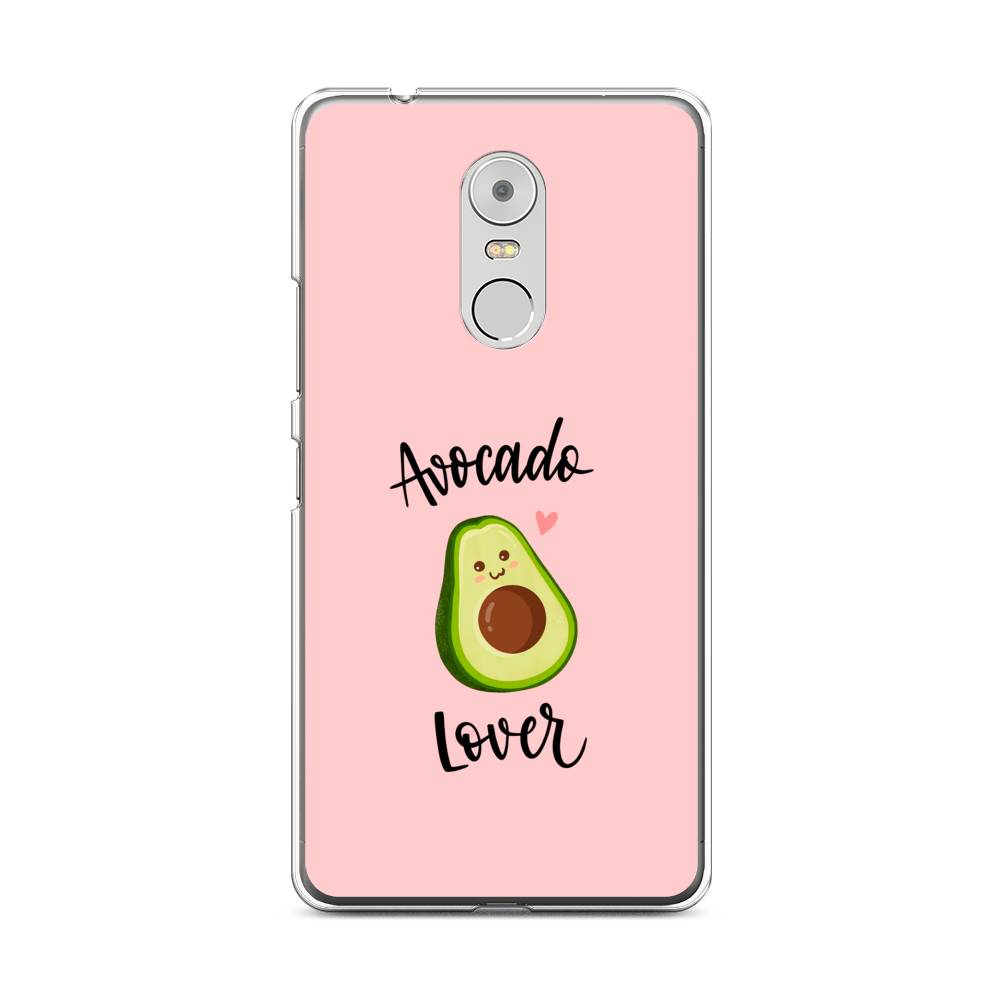 

Чехол на Lenovo K6 Note "Avocado lover", Розовый;зеленый, 112250-6