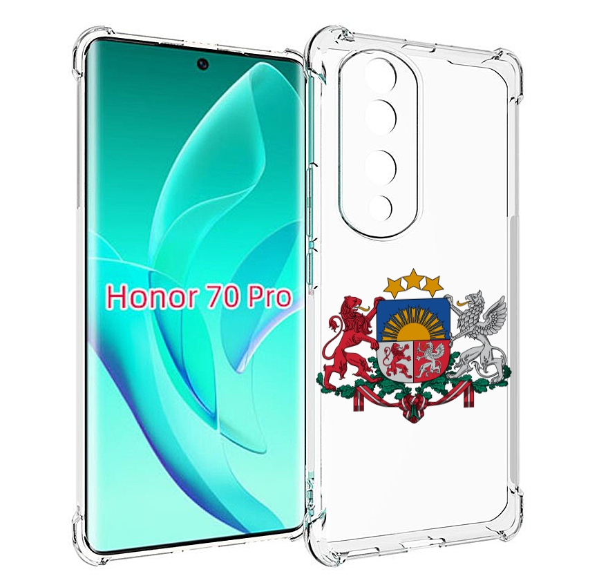 

Чехол MyPads герб-латвии для Honor 70 Pro / 70 Pro Plus, Прозрачный, Tocco