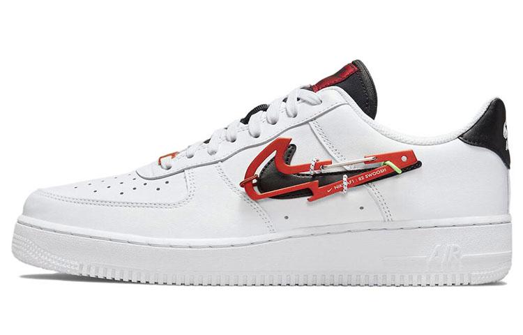 

Кеды унисекс Nike Air Force 1 Low '07 PRM Carabiner Swoosh белые 42.5 EU, Белый, Air Force 1 Low '07 PRM Carabiner Swoosh