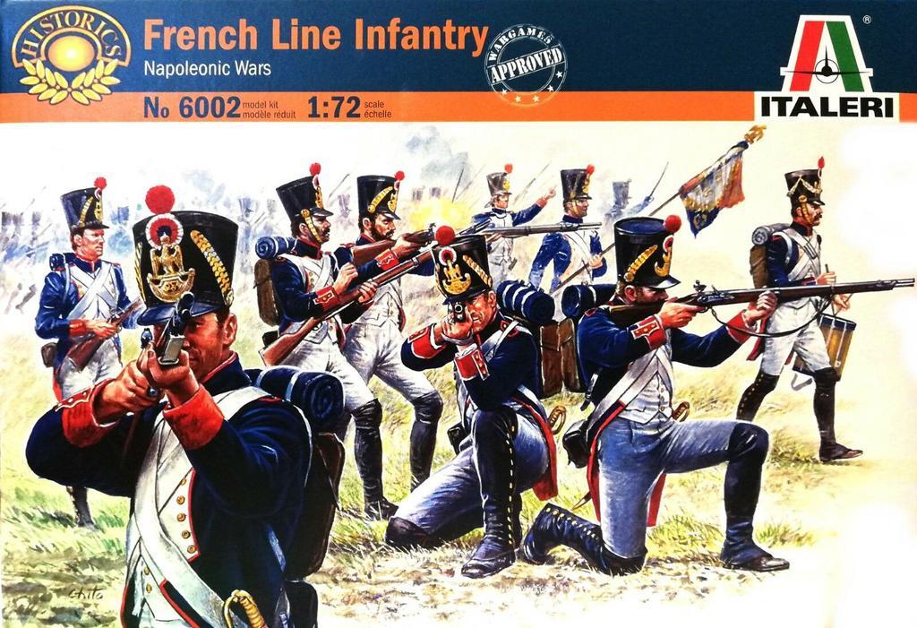 

Модель Italeri 1/72 Линейная пехота, 1811 г. 6002