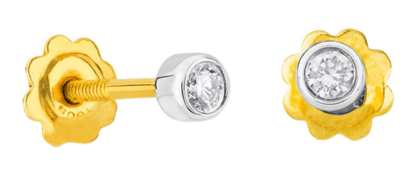 

Серьги из золота с бриллиантом Tous 411021060, 411021060