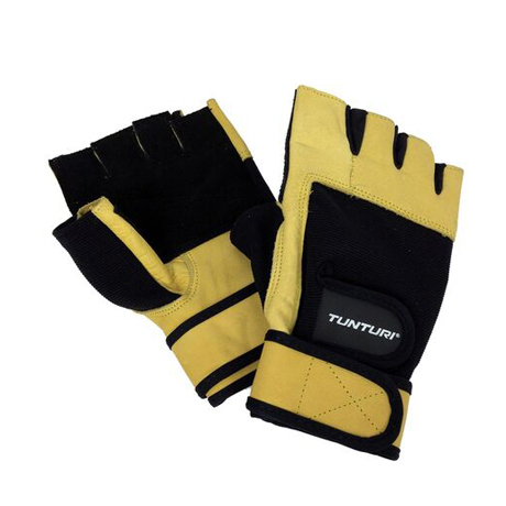 Перчатки для фитнеса Tunturi High Impact, желтый/черный, XL