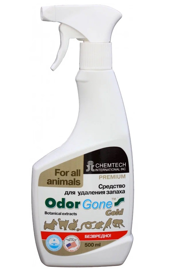 Жидкость для удаления запаха OdorGone Animal Gold 500 мл