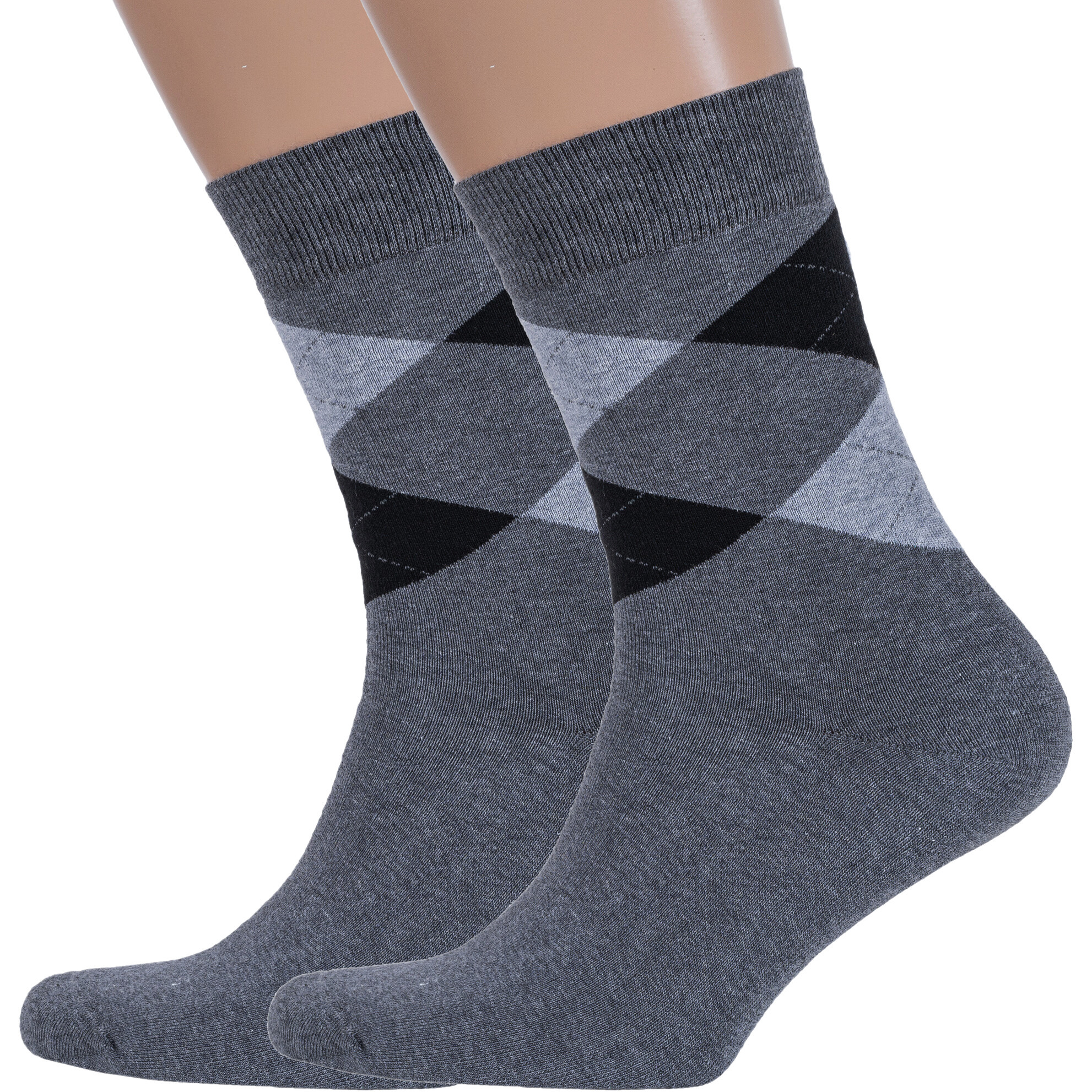 

Комплект носков мужских Rusocks 2-М3-33064 серых 25-27, 2 пары, Серый, 2-М3-33064