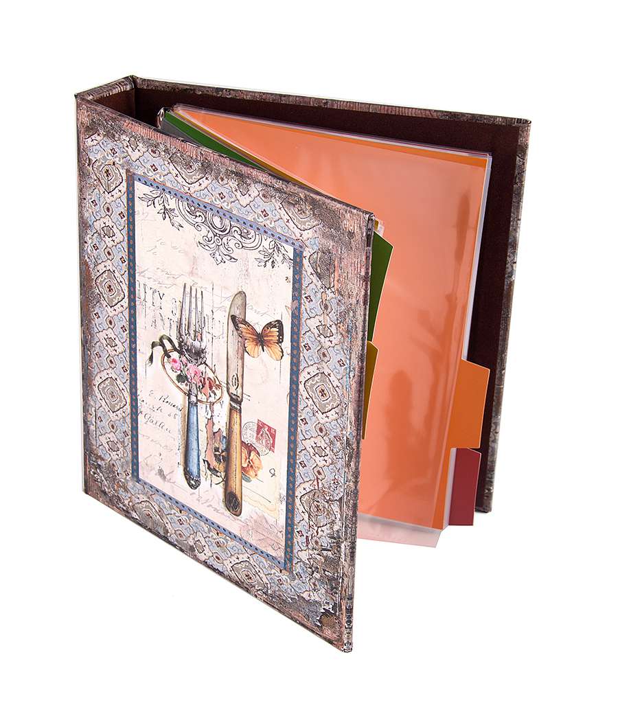 

Книга для записи кулинарных рецептов 18*23*4см KSA-184256