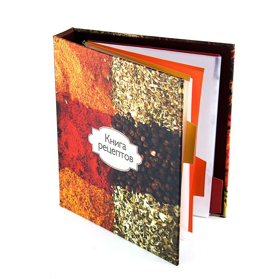 

Книга для записи кулинарных рецептов 18*23*4см KSA-184254