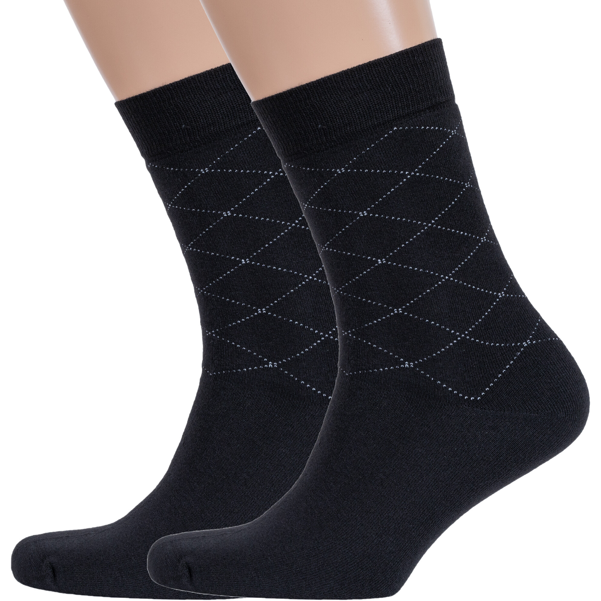 

Комплект носков мужских Rusocks 2-М3-33063 черных 27-29, 2 пары, Черный, 2-М3-33063