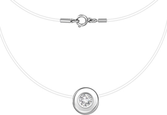 

Колье из белого золота с бриллиантом 40 см Vesna jewelry 6473-250-00-02, 6473-250-00-02