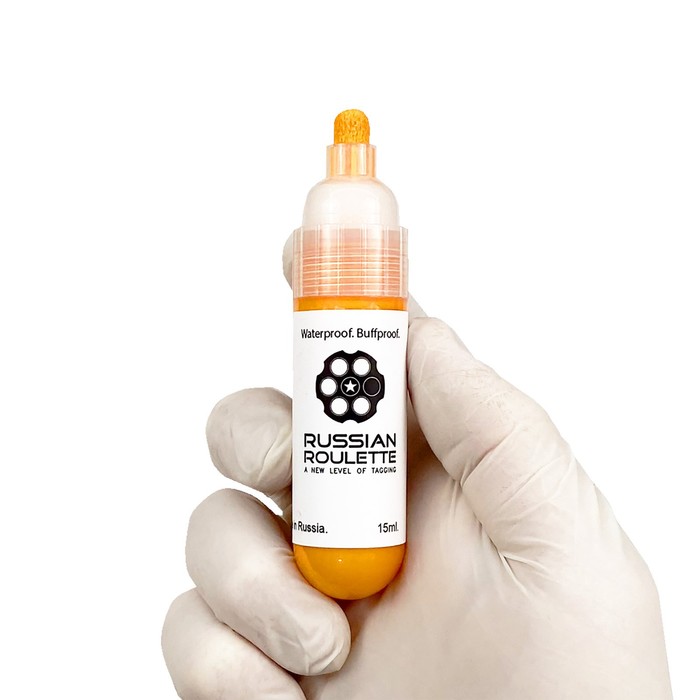 

Маркер Russian Roulette 8mm 15мл Orange paint, Оранжевый