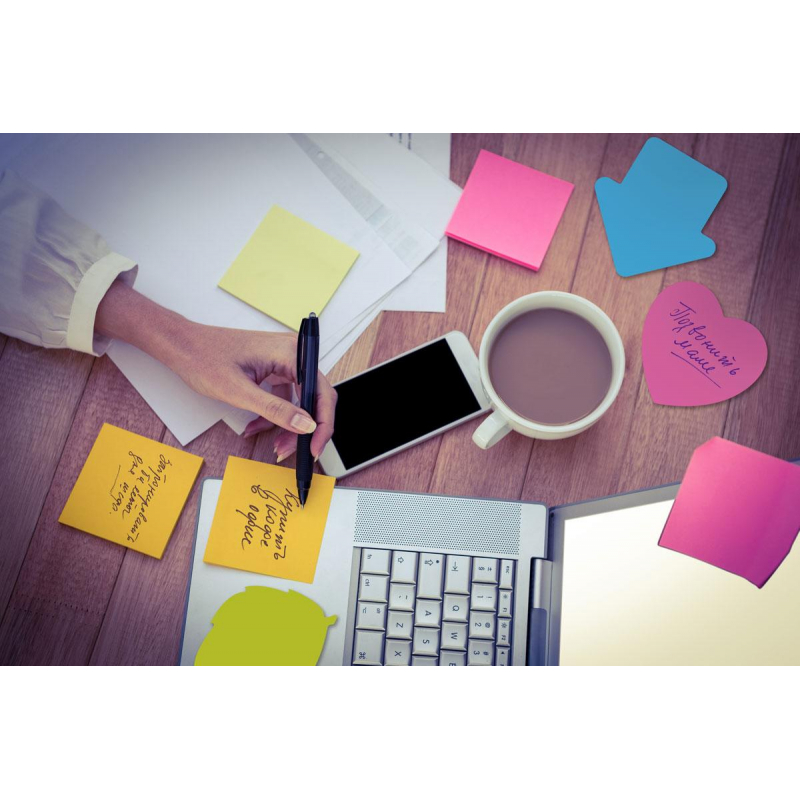 

Стикеры Post-it Super Sticky куб 2028-S 76х76 неон желтый 350л