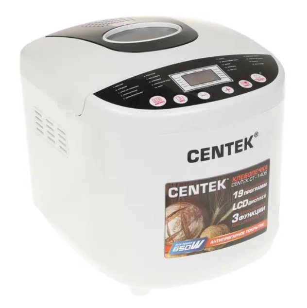 Хлебопечка Centek CT-1406 белый