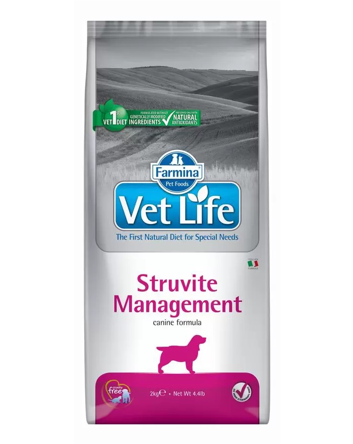 фото Сухой корм для собак farmina vet life struvite management, при мкб, курица, 2кг