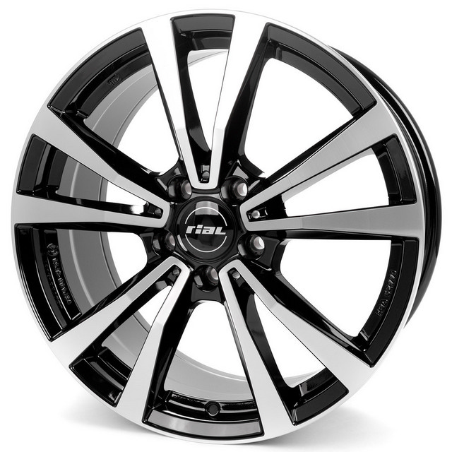 

Колесный диск Rial M12X (DBF) 9xR20 ET20 5*112 D66.5, Черный;серебристый