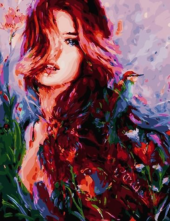 

Картина по номерам Paintboy Прекрасная муза, 40x50 см, Прекрасная муза