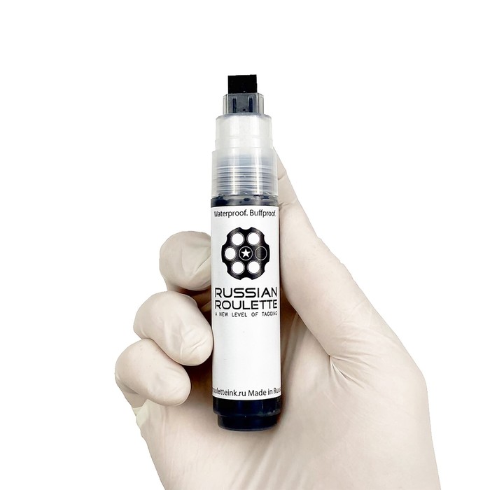 

Маркер Russian Roulette 10mm 25мл "Black paint"