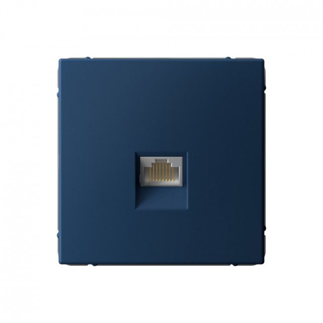 

Розетка компьютерная RJ45 категория 6A Systeme Electric аквамарин GAL001186, Синий