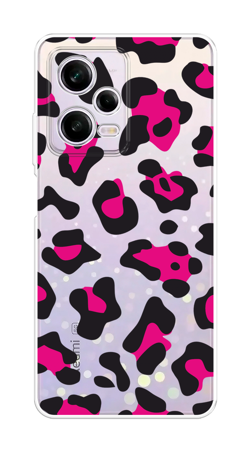 

Чехол на Xiaomi Redmi Note 12 Pro 5G "Pink cow spots", Черный;розовый, 317050-1
