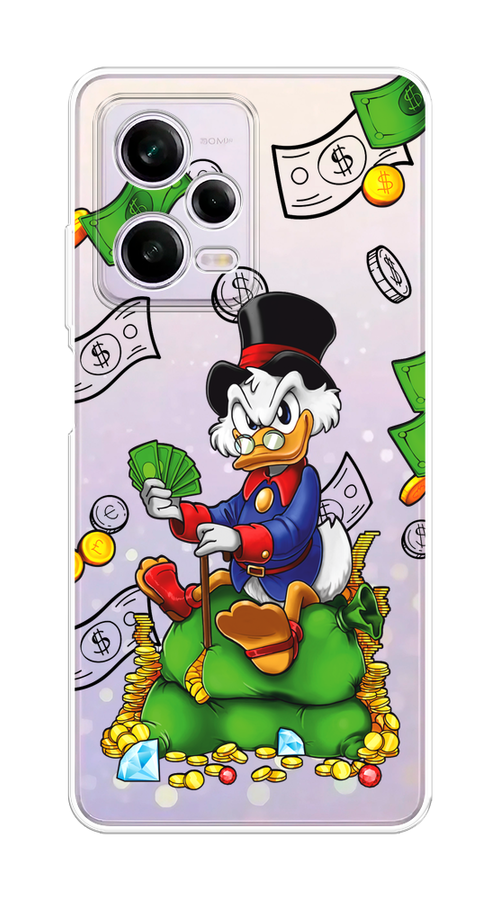 

Чехол на Xiaomi Redmi Note 12 Pro 5G "Scrooge Richness", Черный;синий;зеленый, 317050-1