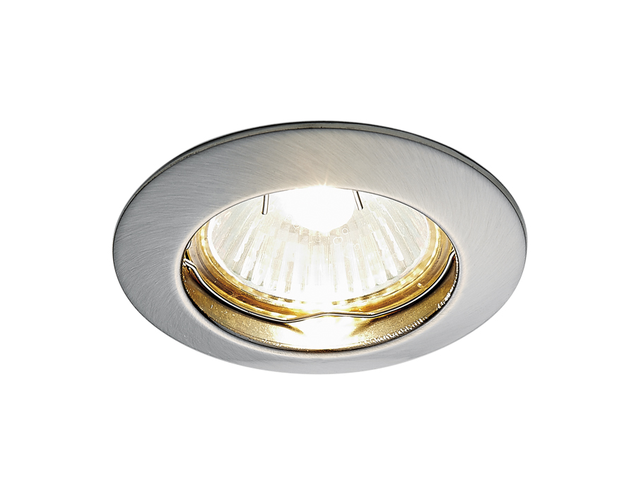 фото Ambrella light 863a sn встраиваемый точечный светильник 863a sn сатин никель mr16