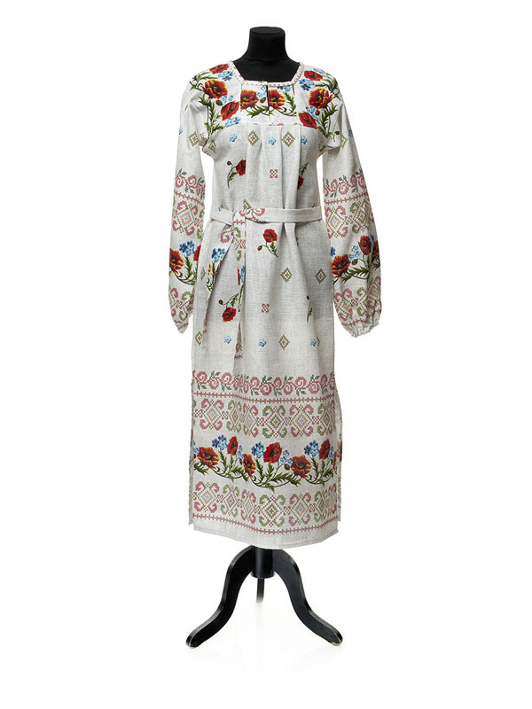 

Рубашка карнавальная женская Русский народный NoBrand N-RPM серая 42 RU, N-RPM