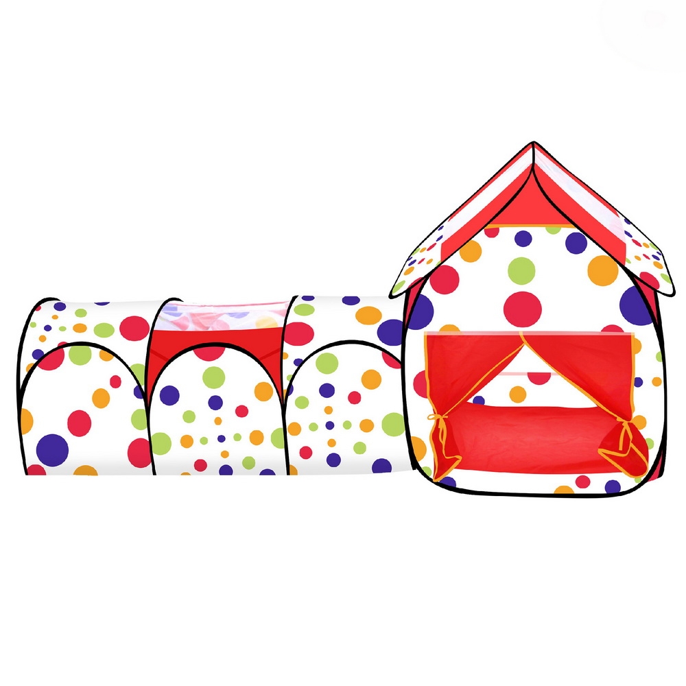Игровой домик-палатка Pituso Дом с крышей, туннель + 80 шаров pituso дом милитари и туннель 100 шаров