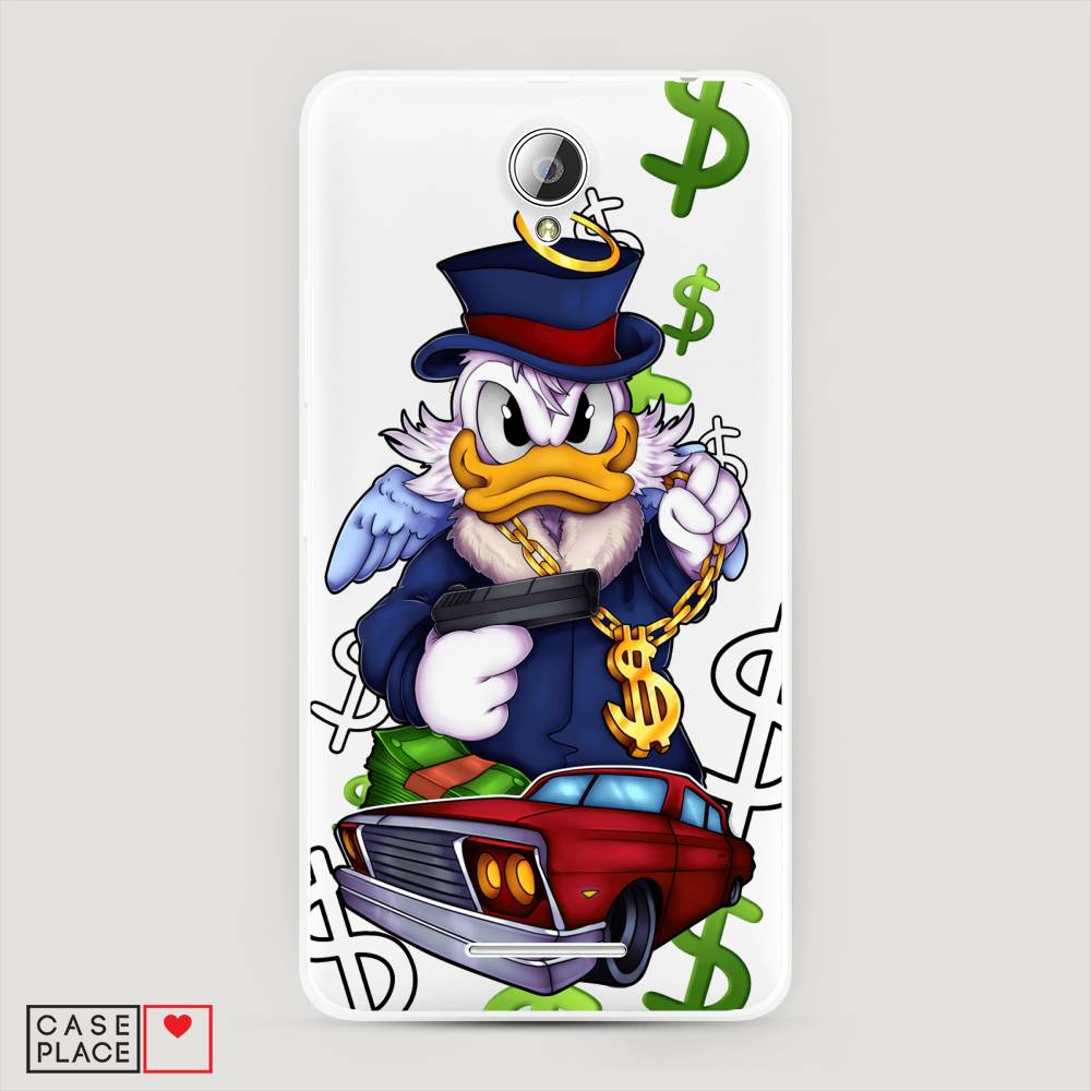 

Чехол на Lenovo A5000 "Scrooge McDuck with a Gold Chain", Красный;синий;белый, 111950-6