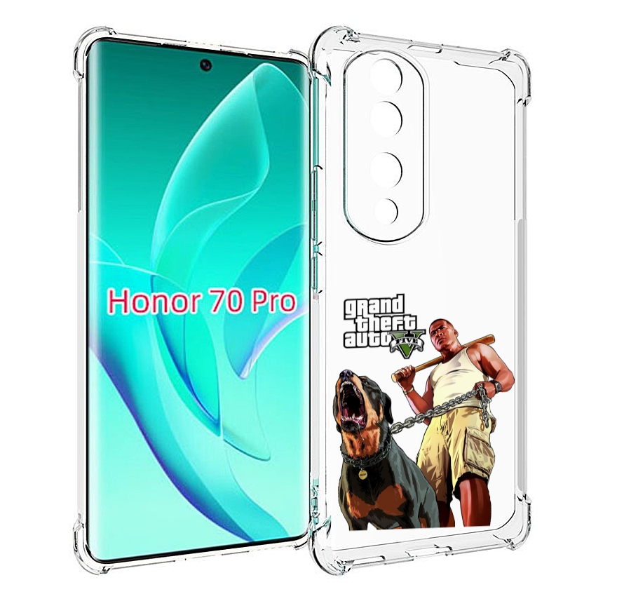 

Чехол MyPads GTA грозная собака для Honor 70 Pro / 70 Pro Plus, Прозрачный, Tocco