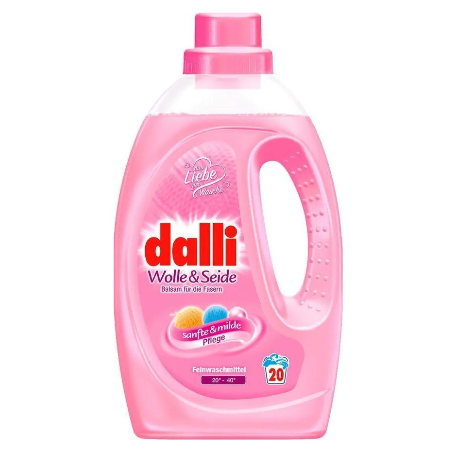 Бальзам для стирки шерстяных и шелковых изделий Dalli Wolle & Seide 1,1 л на 20 стирок