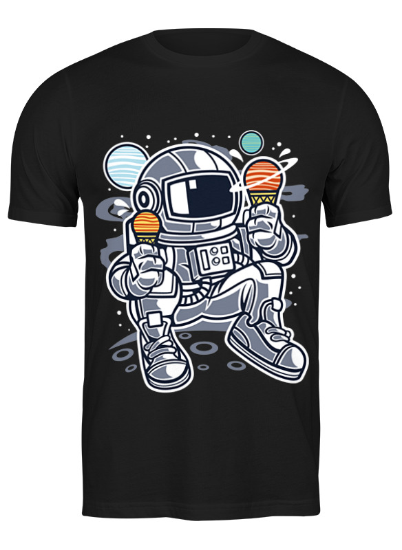 

Футболка мужская Printio Космонавт с мороженым ( astronaut ice cream ) 2364400 черная 2XL, Черный, Космонавт с мороженым ( astronaut ice cream ) 2364400