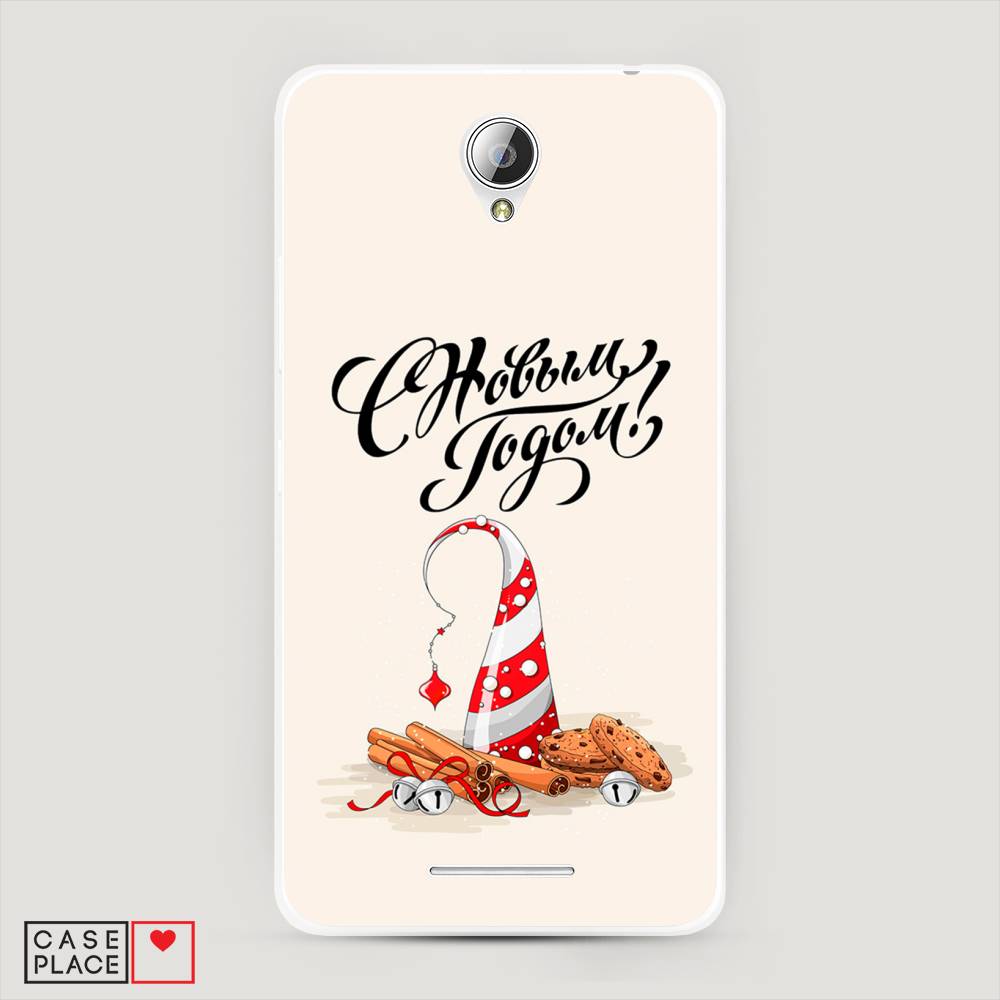 

Чехол на Lenovo A5000 "Подарки на Новый Год", Бежевый;красный;черный, 111950-5
