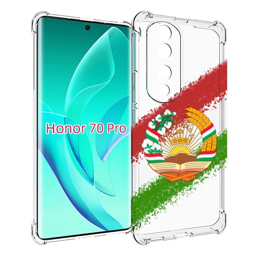 

Чехол MyPads герб флаг Таджикистана для Honor 70 Pro / 70 Pro Plus, Прозрачный, Tocco