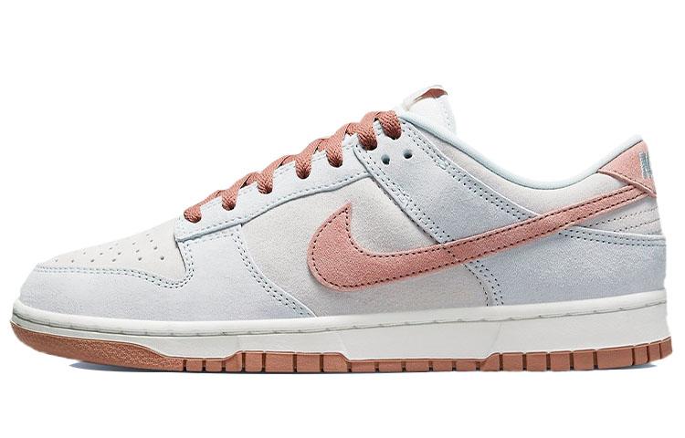 

Кеды унисекс Nike Dunk Low fossil rose белые 41 EU, Белый, Dunk Low fossil rose
