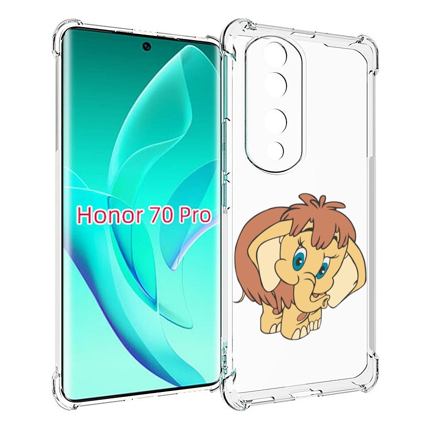 

Чехол MyPads волосатый-слоник детский для Honor 70 Pro / 70 Pro Plus, Прозрачный, Tocco
